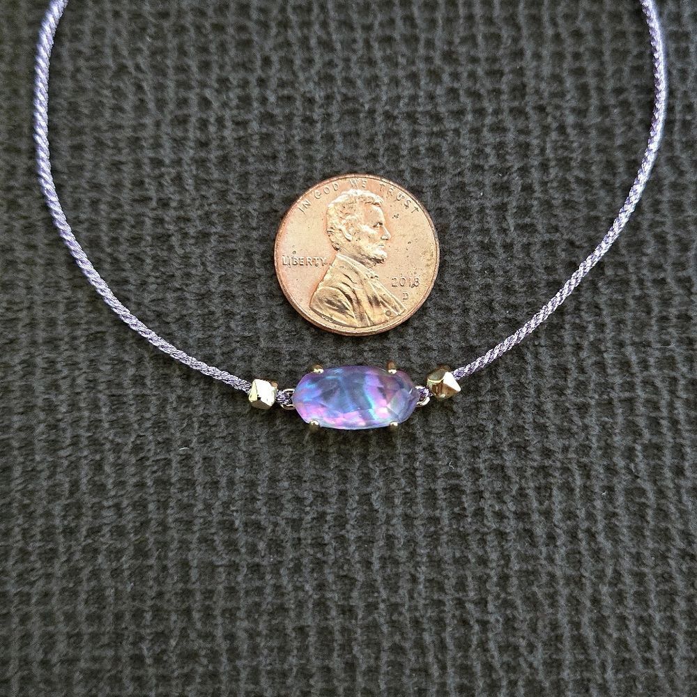 Kendra Scott "Everlyne" Friendship👭 Bracelet In Lilac💜 Abalone - NWT - Picture 7 of 16